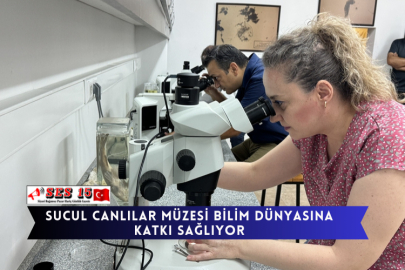 Sucul Canlılar Müzesi Bilim Dünyasına Katkı Sağlıyor