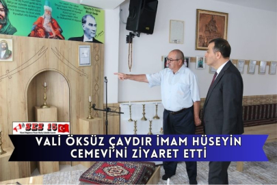 Vali Öksüz Çavdır İmam Hüseyin Cemevi’ni Ziyaret Etti