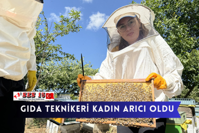 Gıda Teknikeri Kadın Arıcı Oldu