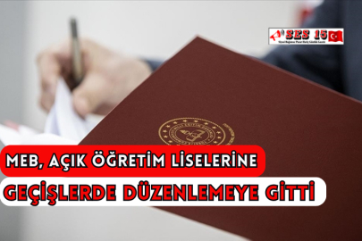 MEB, Açık Öğretim Liselerine Geçişlerde Düzenlemeye Gitti