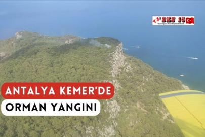 Antalya Kemer'de Orman Yangını