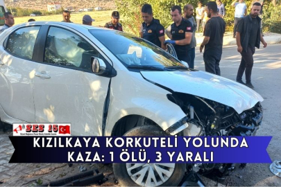 Kızılkaya Korkuteli yolunda kaza: 1 ölü, 3 yaralı