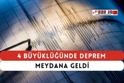 4 Büyüklüğünde Deprem Meydana Geldi