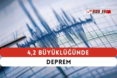 4,2 Büyüklüğünde Deprem