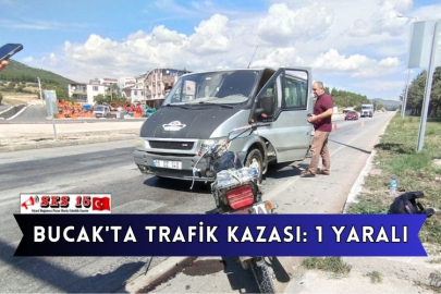 Bucak'ta Trafik Kazası: 1 Yaralı