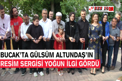 Gülsüm Altundaş’ın Resim Sergisi Yoğun İlgi Gördü