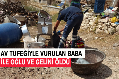 Av Tüfeğiyle Vurulan Baba İle Oğlu Ve Gelini Öldü