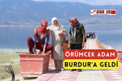 Örümcek Adam Burdur'a Geldi