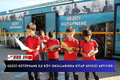 Gezici Kütüphane ile Köy Okullarında Kitap Sevgisi Artıyor