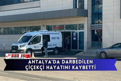 Antalya'da Darbedilen Çiçekçi Hayatını Kaybetti