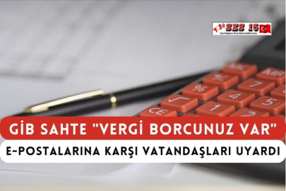 GİB Sahte "Vergi Borcunuz Var" E-postalarına Karşı Vatandaşları Uyardı