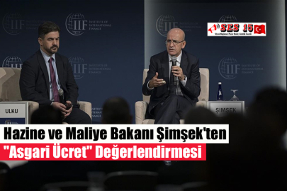 Hazine ve Maliye Bakanı Şimşek'ten 