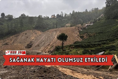 Sağanak Hayatı Olumsuz Etkiledi