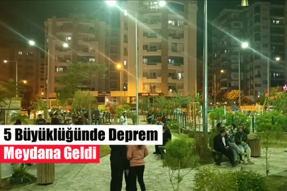 5 Büyüklüğünde Deprem Meydana Geldi