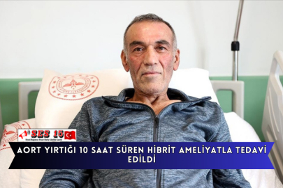 Aort Yırtığı 10 Saat Süren Hibrit Ameliyatla Tedavi Edildi