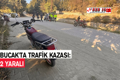 Bucak'ta Trafik Kazası: 2 Yaralı