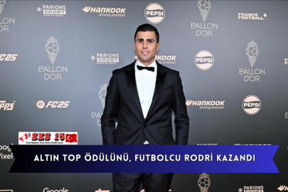 Altın Top Ödülünü, Futbolcu Rodri Kazandı