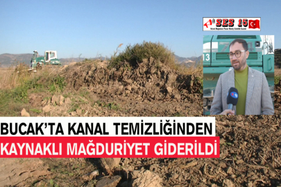 Bucak'ta Kanal Temizliğinden Kaynaklı Mağduriyet Giderildi