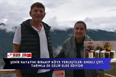 Tarım Eğitimlerine Katılan Emekli Çift Sebze Ve Meyve Üretiyor