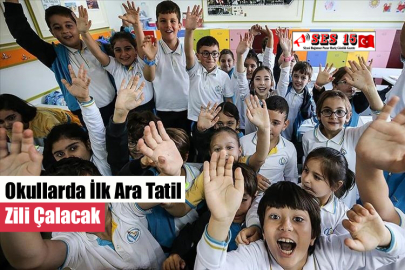 Okullarda İlk Ara Tatil Zili Çalacak