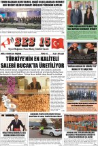 Ses 15 Gazetesi 14 Kasım 2024