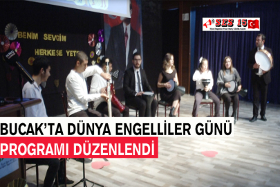 Bucak’ta Dünya Engelliler Günü Programı Düzenlendi