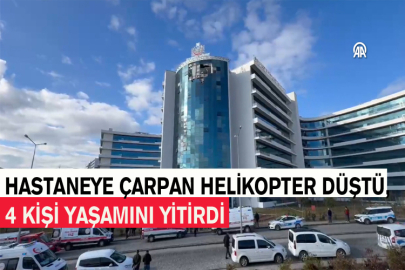 Hastaneye Çarpan Helikopter Düştü, 4 Kişi Yaşamını Yitirdi