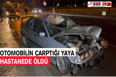 Otomobilin Çarptığı Yaya Hastanede Öldü