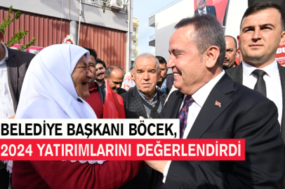 Belediye Başkanı Böcek, 2024 Yatırımlarını Değerlendirdi