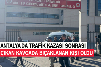 Antalya'da Trafik Kazası Sonrası Çıkan Kavgada Bıçaklanan Kişi Öldü