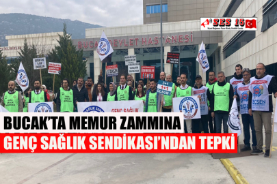 Bucak’ta Memur Zammına Genç Sağlık Sendikası’ndan Tepki