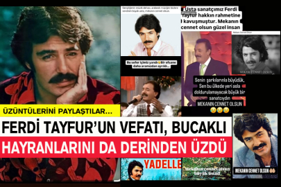 Ferdi Tayfur’un Vefatı, Bucaklı Hayranlarını da Derinden Üzdü