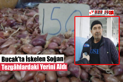 Bucak'ta İskelen Soğan Tezgâhlardaki Yerini Aldı