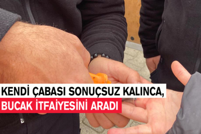 Kendi Çabası Sonuçsuz Kalınca, Bucak İtfaiyesini Aradı