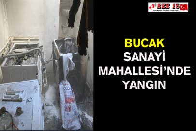 Bucak Sanayi Mahallesi’nde Yangın