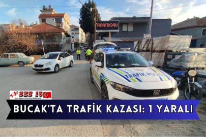 Bucak'ta Trafik Kazası: 1 Yaralı