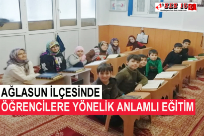 Ağlasun İlçesinde Öğrencilere Yönelik Anlamlı Eğitim