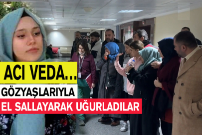 Gözyaşlarıyla El Sallayarak Uğurladılar