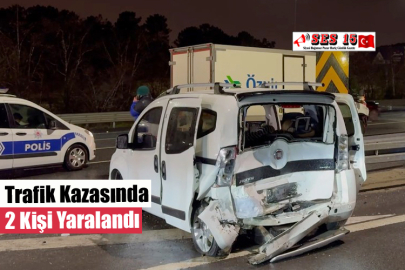 Trafik Kazasında 2 Kişi Yaralandı