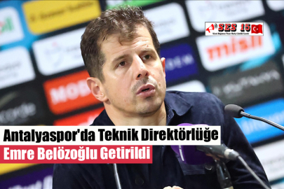 Antalyaspor'da Teknik Direktörlüğe Emre Belözoğlu Getirildi