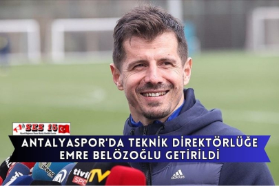 Antalyaspor'da Teknik Direktörlüğe Emre Belözoğlu Getirildi