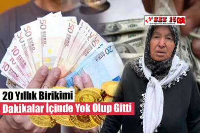 20 Yıllık Birikimi Dakikalar İçinde Yok Olup Gitti