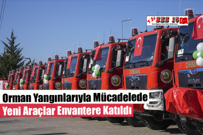 Orman Yangınlarıyla Mücadelede Yeni Araçlar Envantere Katıldı