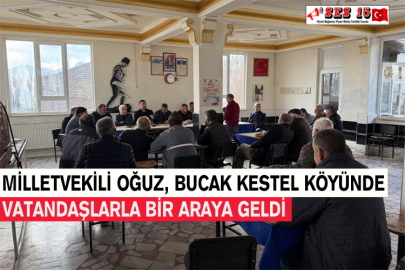 Milletvekili Oğuz, Bucak Kestel Köyünde Vatandaşlarla Bir Araya Geldi