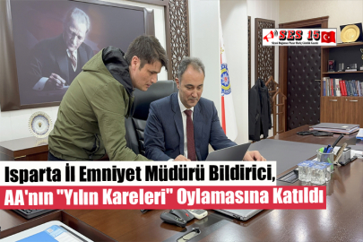 Isparta İl Emniyet Müdürü Bildirici, AA'nın "Yılın Kareleri" Oylamasına Katıldı