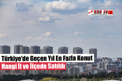 Türkiye'de Geçen Yıl En Fazla Konut Hangi İl ve İlçede Satıldı