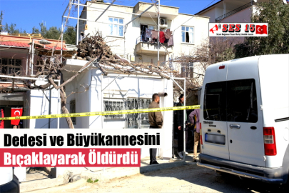 Dedesi ve Büyükannesini Bıçaklayarak Öldürdü