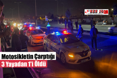 Motosikletin Çarptığı 3 Yayadan 1'i Öldü