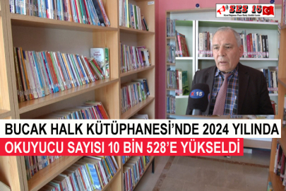 Bucak Halk Kütüphanesi’nde 2024 Yılında Okuyucu Sayısı 10 Bin 528’e Yükseldi