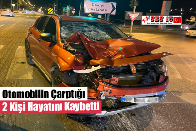 Otomobilin Çarptığı 2 Kişi Hayatını Kaybetti